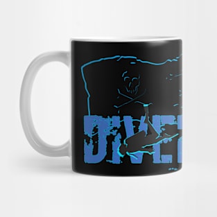 Scuba diving t-shirt designs Mug